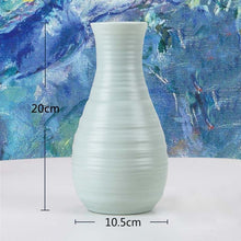Load image into Gallery viewer, Origami Plastic Vase Milky White Imitation Ceramic Flower Pot Flower Basket Flower Vase Decoration Home Nordic Decoration
