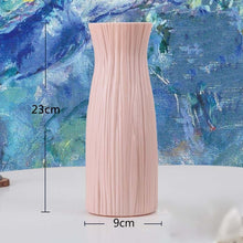 Load image into Gallery viewer, Origami Plastic Vase Milky White Imitation Ceramic Flower Pot Flower Basket Flower Vase Decoration Home Nordic Decoration