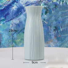 Load image into Gallery viewer, Origami Plastic Vase Milky White Imitation Ceramic Flower Pot Flower Basket Flower Vase Decoration Home Nordic Decoration