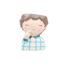 Load image into Gallery viewer, Mini Cute girl boy Planter Flower Pot Home Garden Home Decoration Flowerpot Planter Desktop Vase Home Office Bonsai Pot