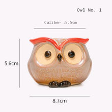 Load image into Gallery viewer, Quality Cute Small Owl Shaped Flower Pots Ceramic Mini Succulents Pots Creative Home/Garden/Office Decoration accessories Vases